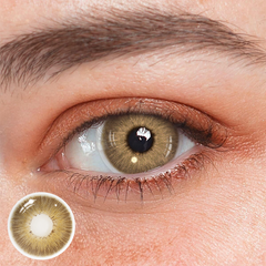 Amazonia Sahara Brown Prescription Colored Contact Lenses