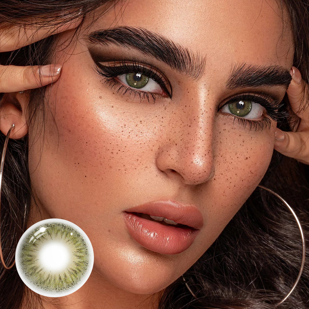 Morena Green Colored Contact Lenses