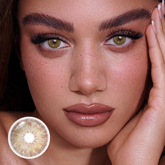 Cyrene Amber Hazel Colored Contact Lenses