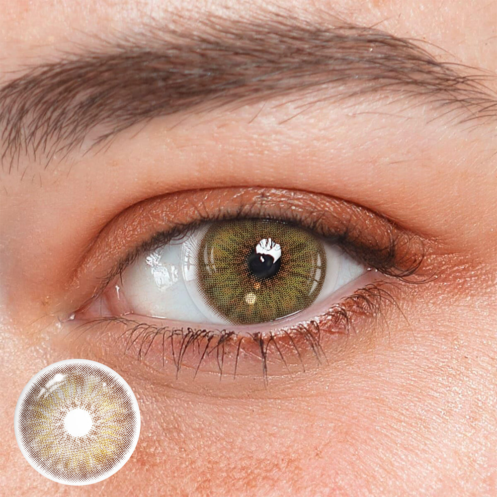 Cyrene Amber Hazel Colored Contact Lenses