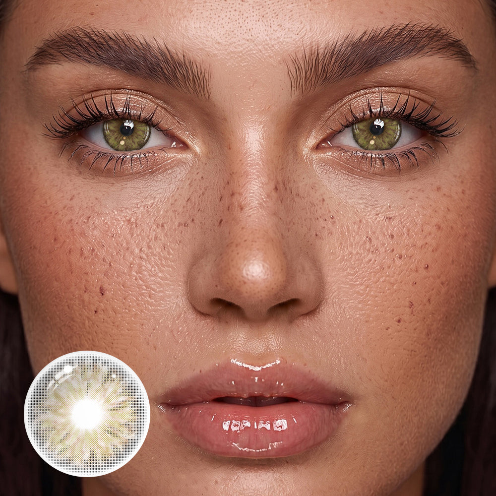 Cyrene Honey Brown Colored Contact Lenses