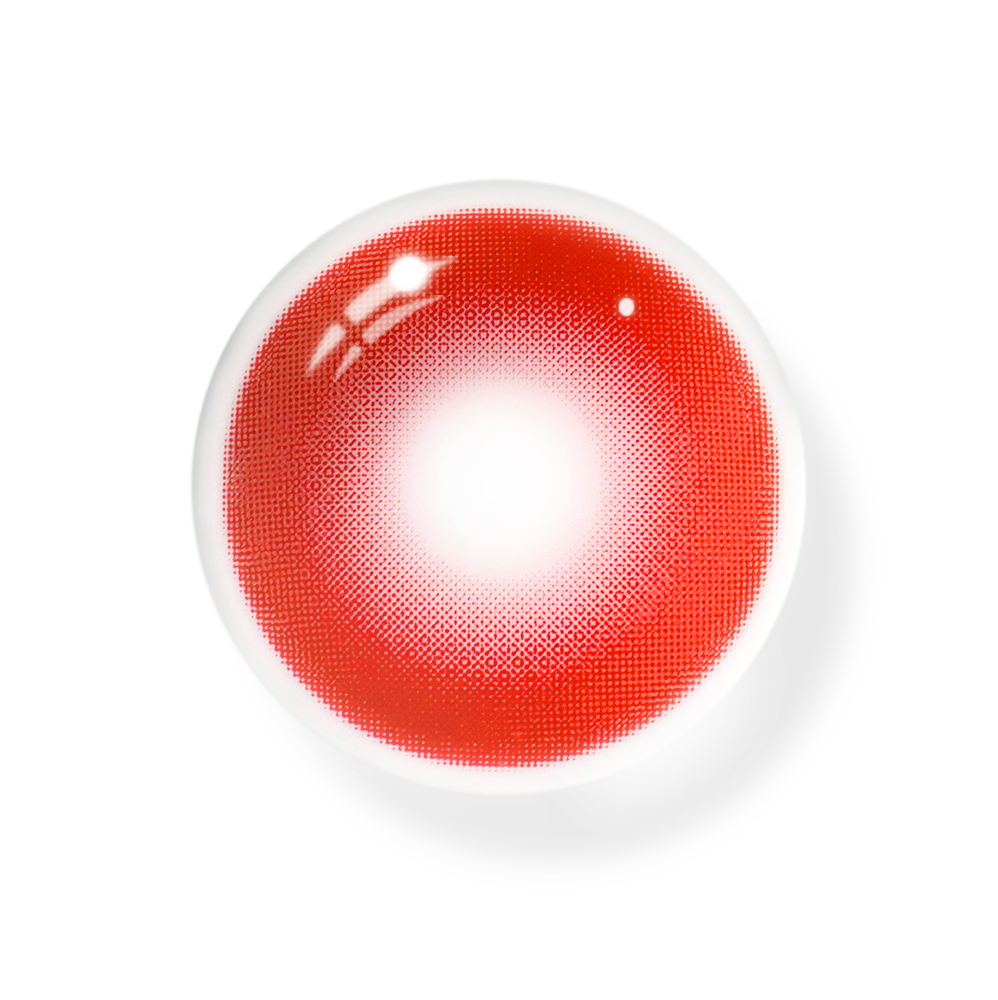 Cosplay Abyss Red Colored Contact Lenses