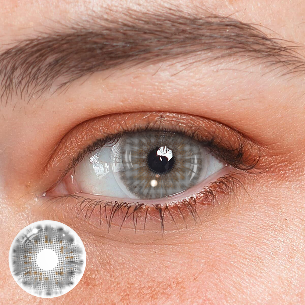 Clover Shining Gray Colored Contact Lenses