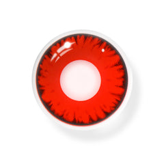 Cosplay Lucifer's Eye Red Prescription Colored Contact Lenses
