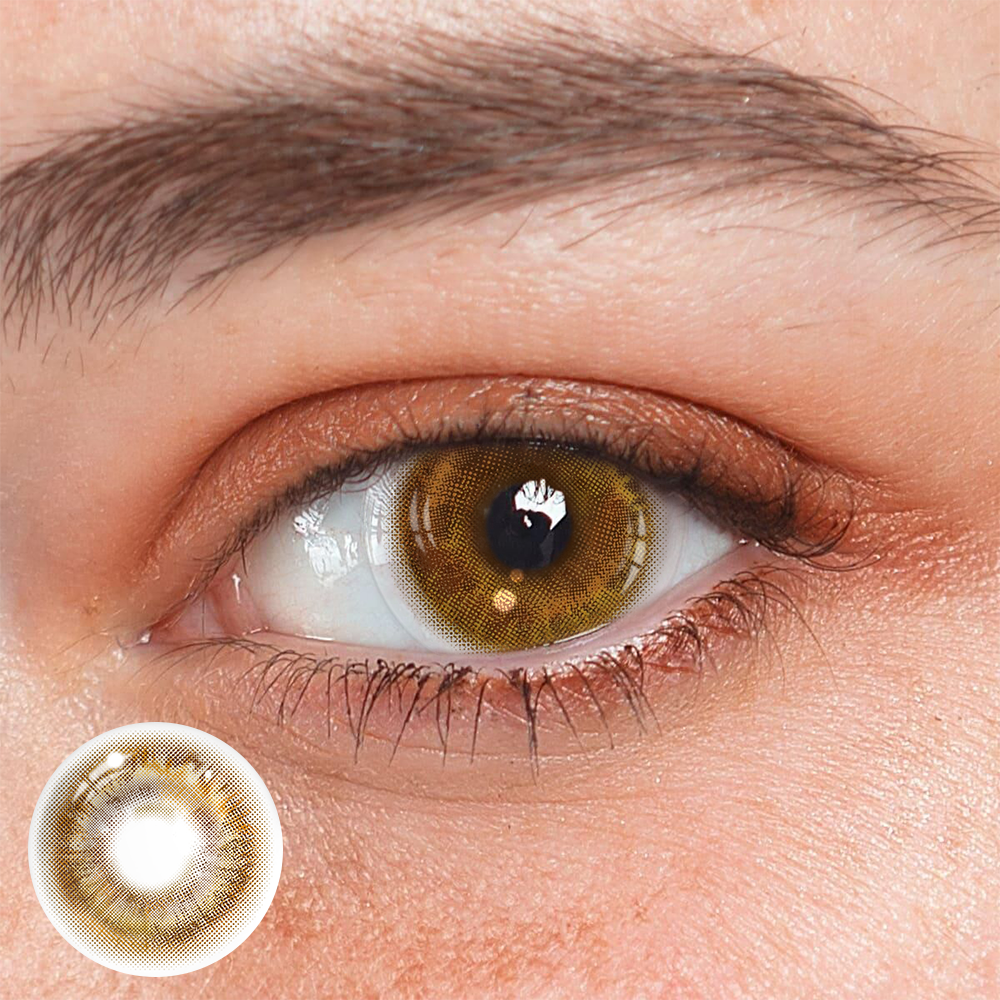 Cosplay Rio Brown Prescription Colored Contact Lenses