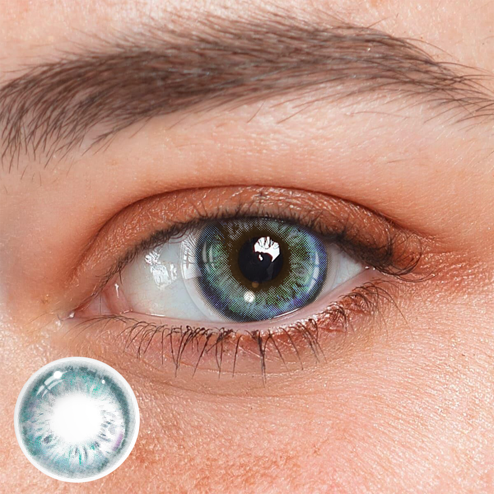 Larimar Blue Colored Contact Lenses