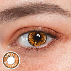 Cosplay Succubus Brown Colored Contact Lenses