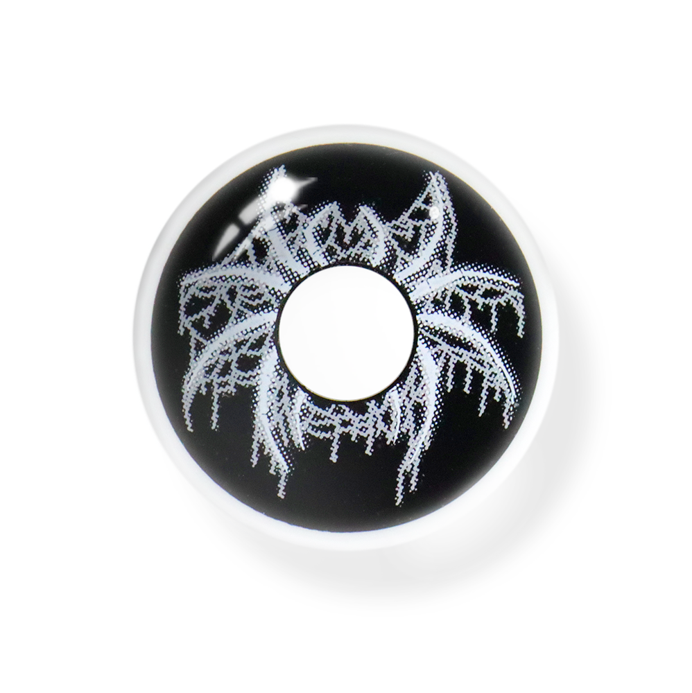 Cosplay Spider Jade Black Colored Contact Lenses
