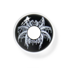 Cosplay Spider Jade Black Colored Contact Lenses