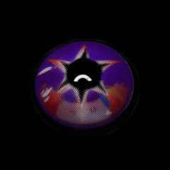 Cosplay Oshi No Ko Hoshino Speacial Star Purple Colored Contact Lenses