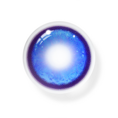 Cosplay Thermo Aura Blue Colored Contact Lenses