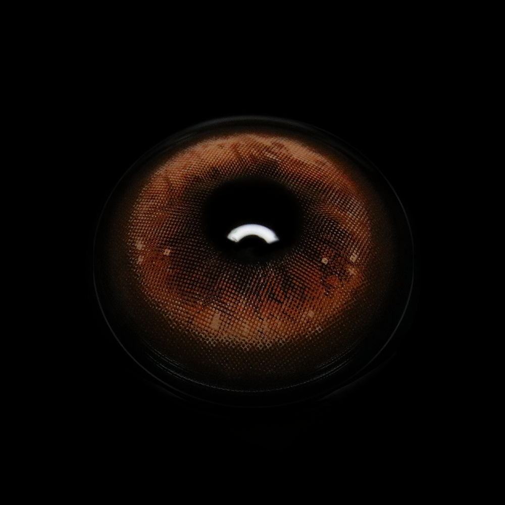 Cosplay Thermo Aura Brown Colored Contact Lenses