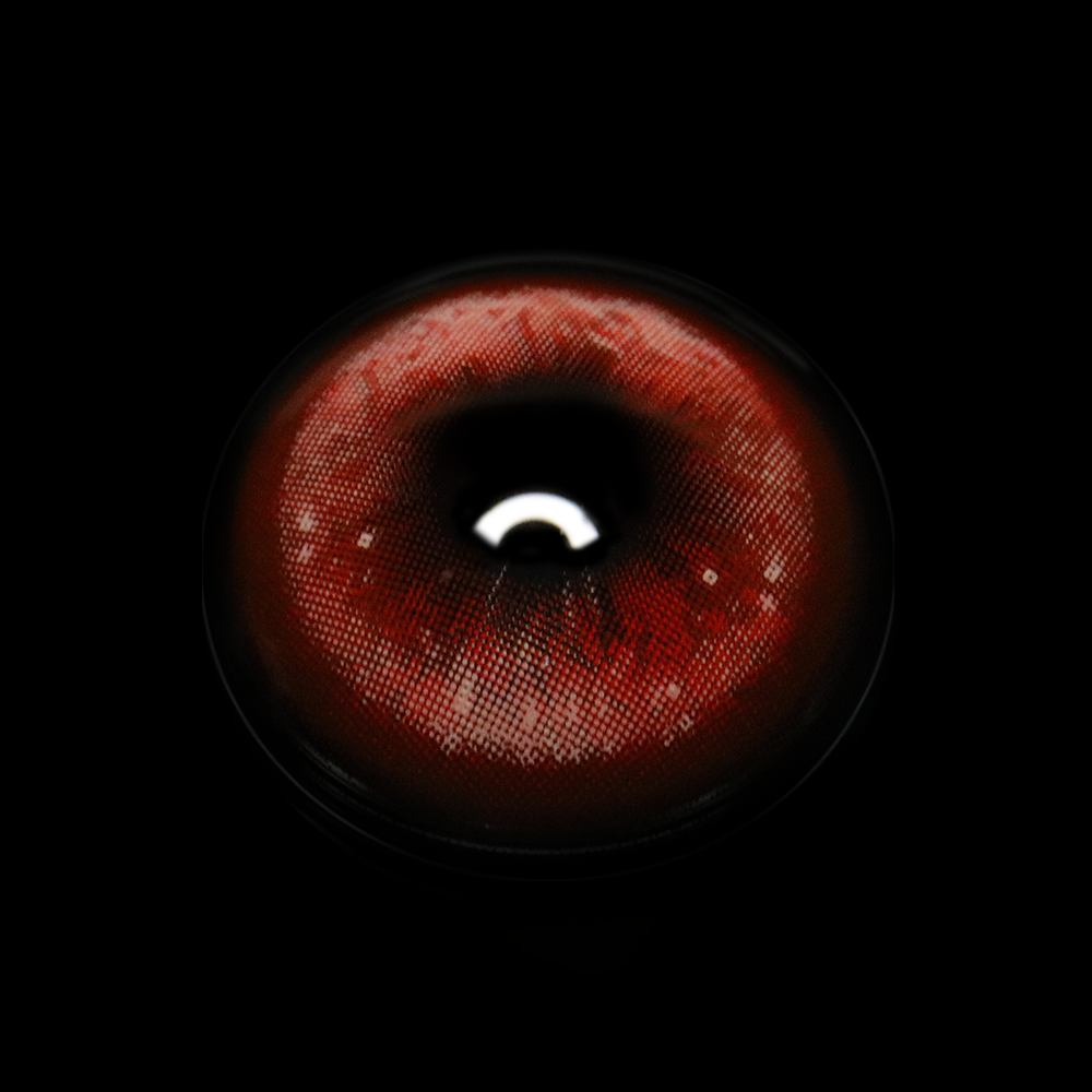 Cosplay Thermo Aura Red Colored Contact Lenses