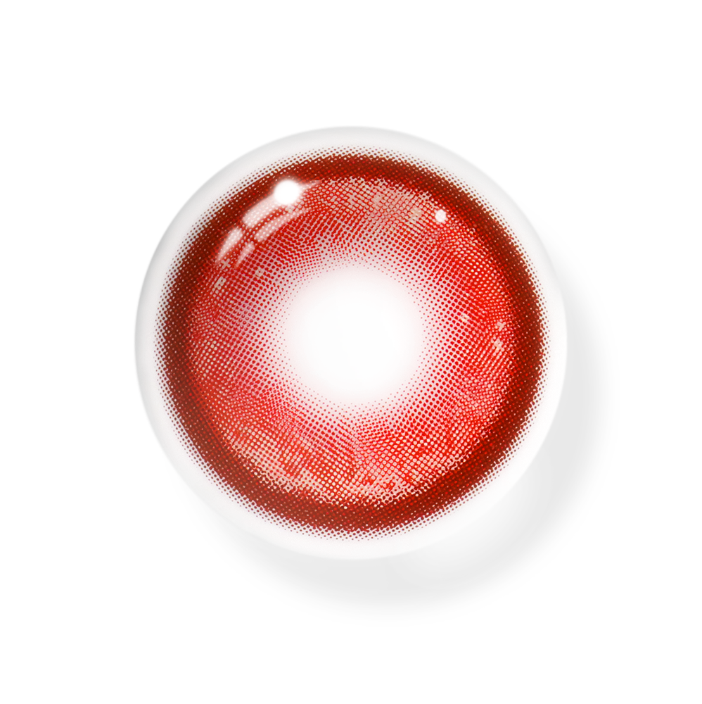 Cosplay Thermo Aura Red Colored Contact Lenses