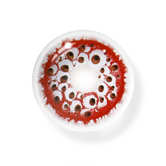Cosplay West Queen Red Colored Contact Lenses