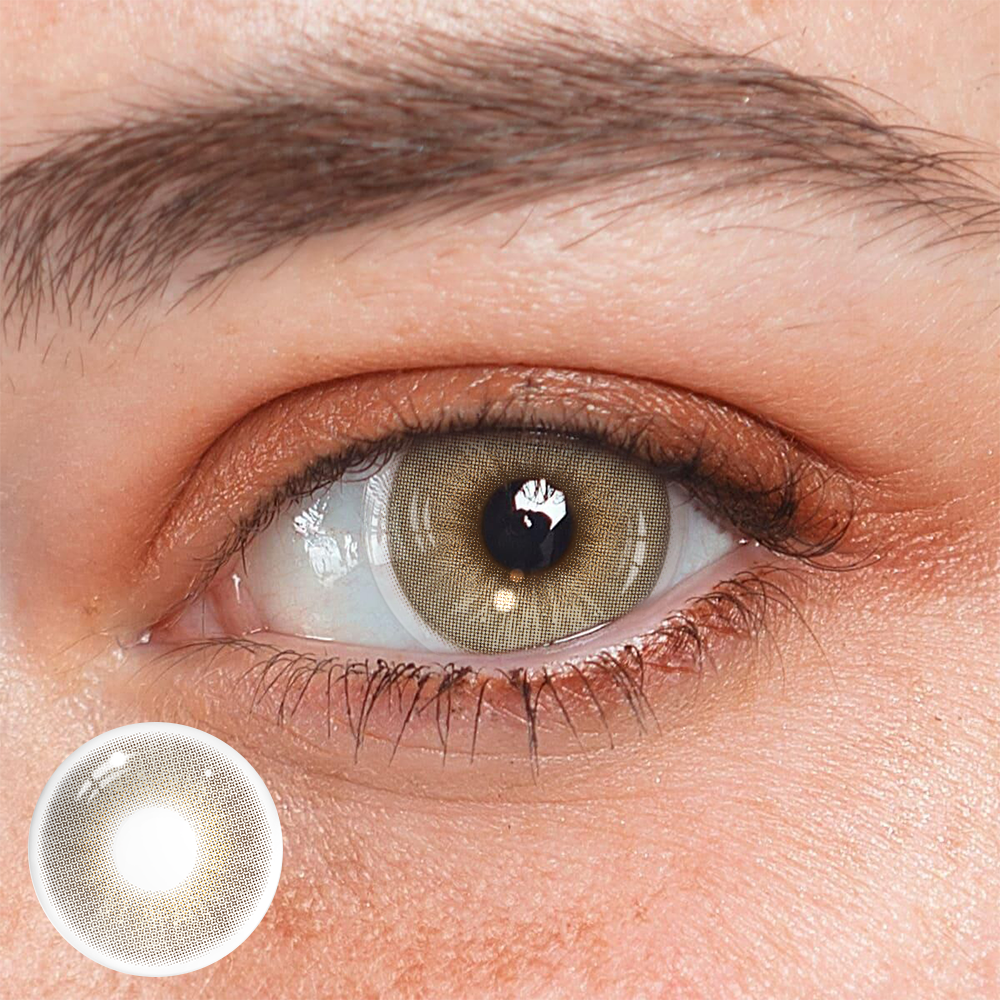 Alabaster Brown Colored Contact Lenses