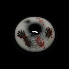 Cosplay Bloody Phantom White Colored Contact Lenses