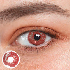 Cosplay Parasite Red Colored Contact Lenses