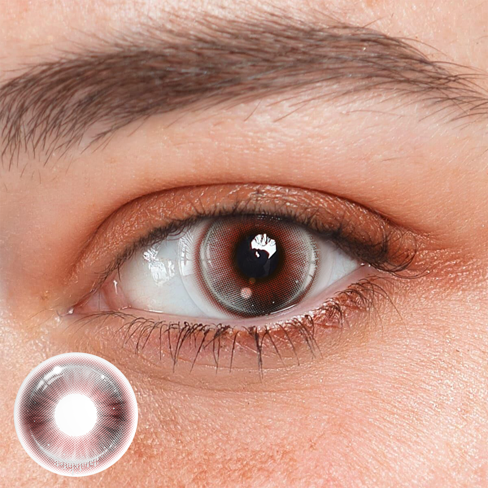 Cosplay Witch's Tears Gray Colored Contact Lenses