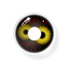 Cosplay Twin Abyss Eyes Yellow Colored Contact Lenses