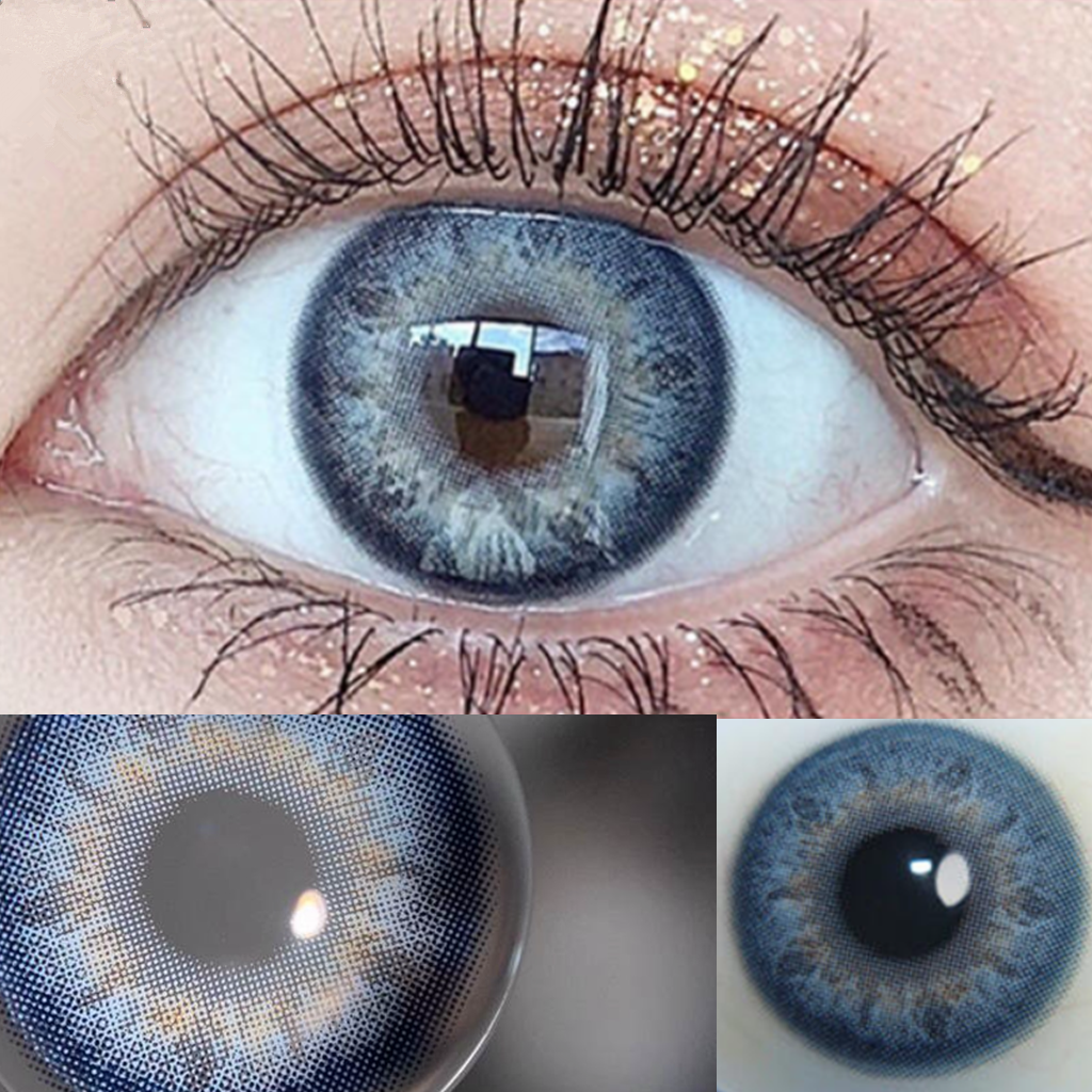 Basanta Blue Colored Contact Lenses – BEAUEYE OFFICIAL