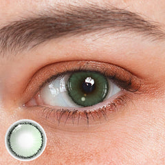 Cosplay Cartoon Eye Green Colored Contact Lenses