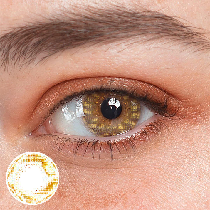 Estella Mokkabraune farbige Kontaktlinsen