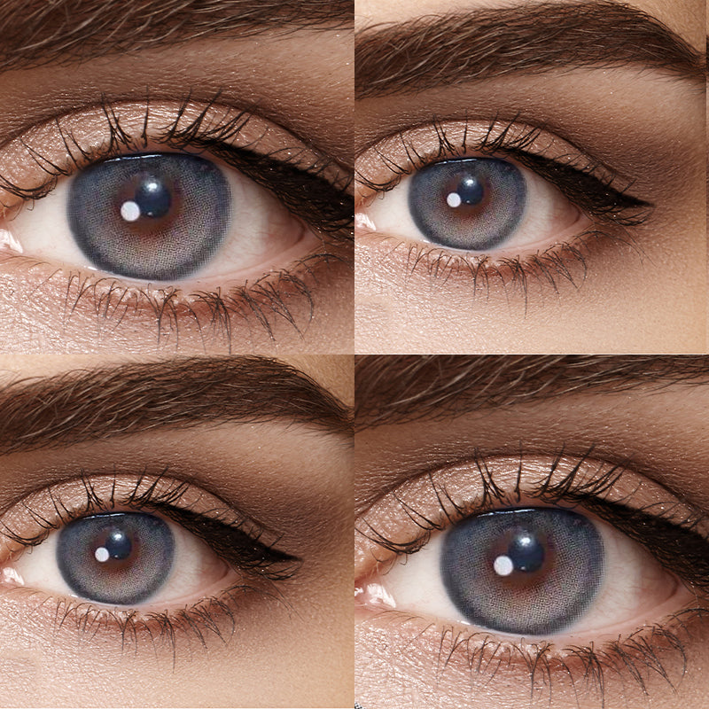 Zukünftige graue farbige Kontaktlinsen