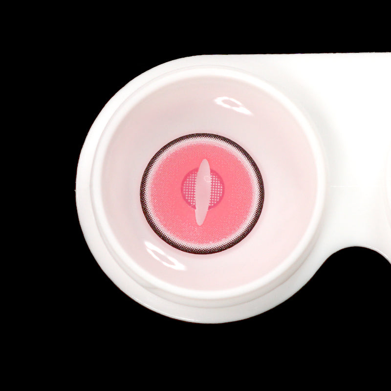 Cosplay Nezuko Demon Colored Contact Lenses