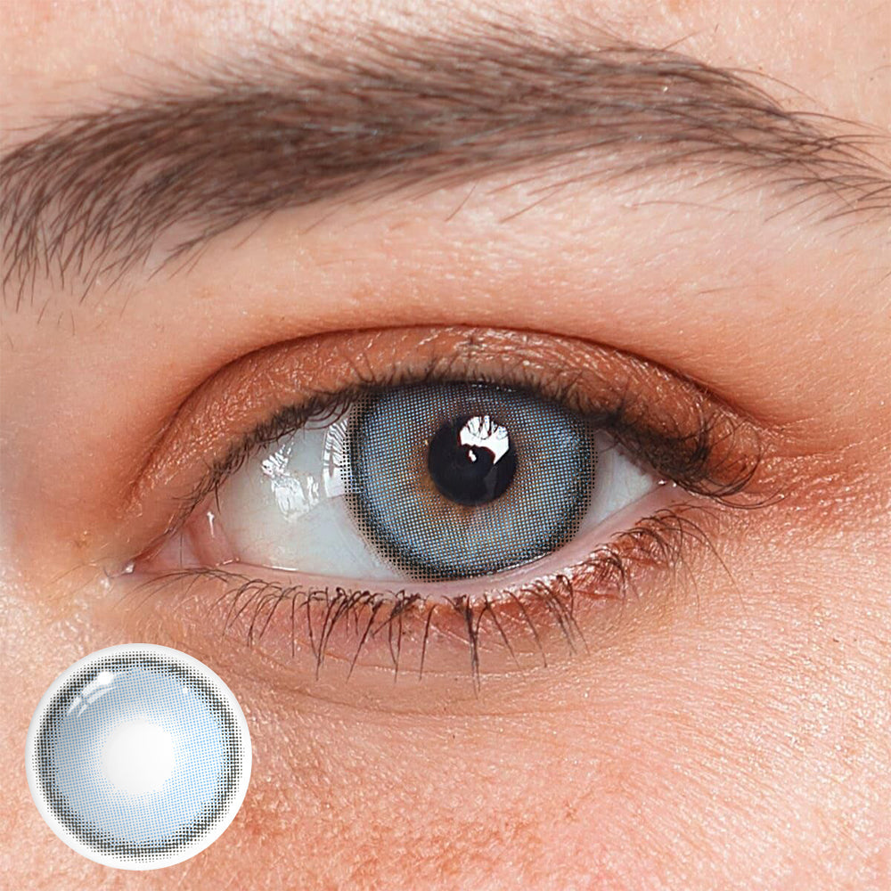 Vela Blue Prescription Colored Contact Lenses