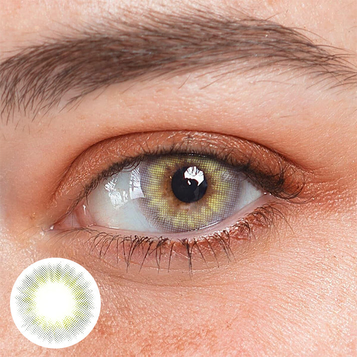 Perla Grey farbige Kontaktlinsen mit Sehstärke