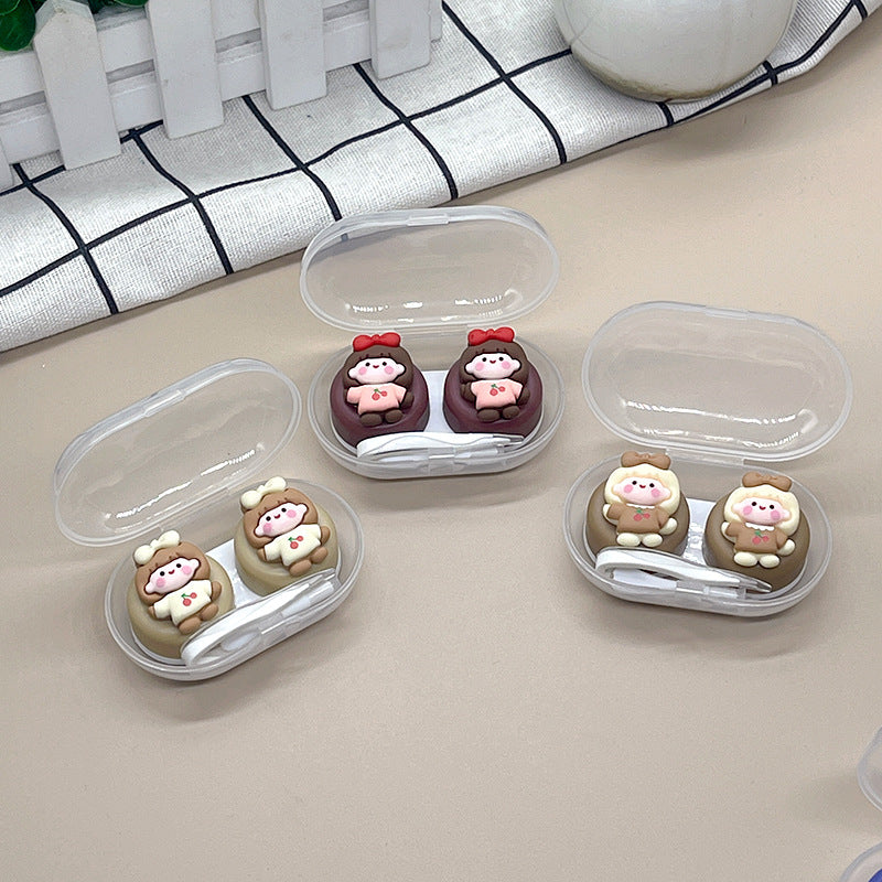 Textured Colored Contact Lens Case
