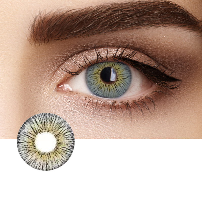 Retro marmorgraue Kontaktlinsen