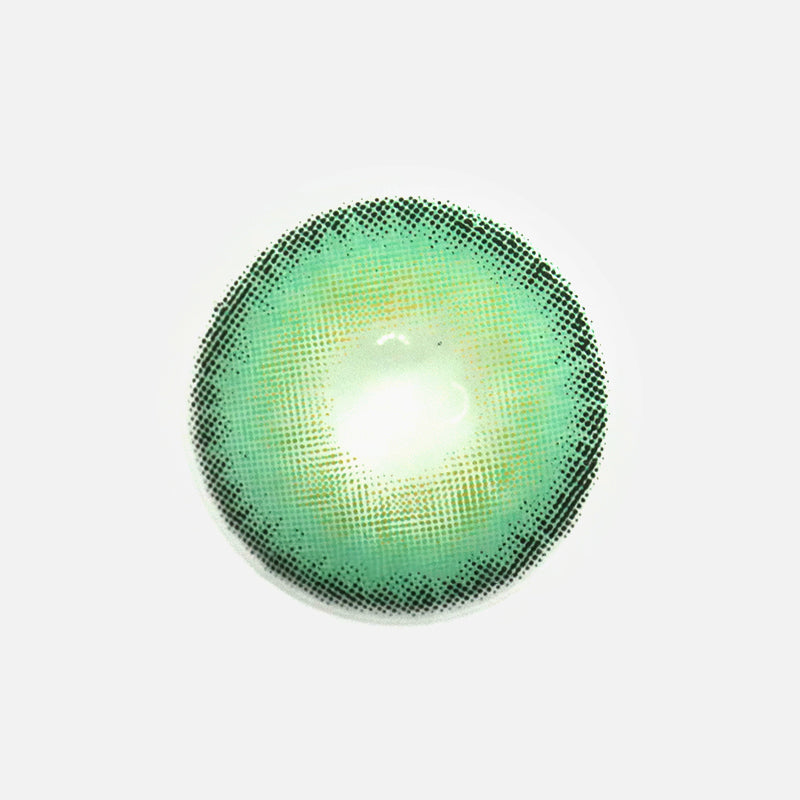 Matcha-grüne farbige Kontaktlinsen