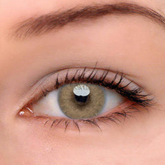 Matte haselnussfarbene Kontaktlinsen