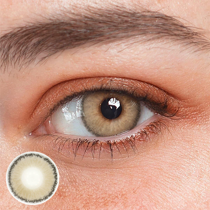 Astrea Brown Prescription Colored Contact Lenses