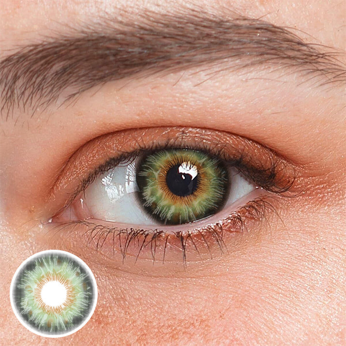 Farbige Renaissance-Kontaktlinsen in Marquise-Grün