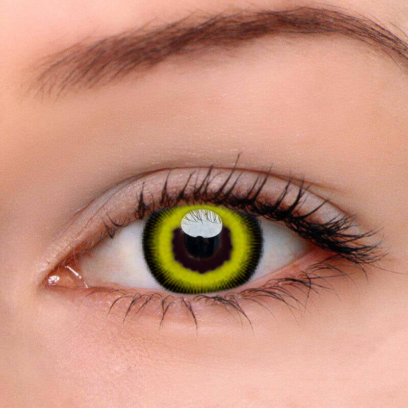 QRL Yellow Colored Contact Lenses