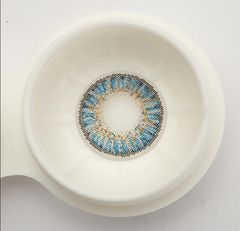 Neue 3-Ton-Himmelblaue farbige Kontaktlinsen mit Sehstärke