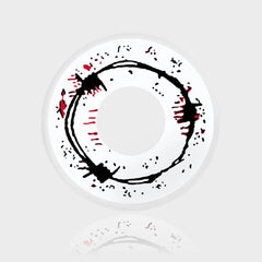 Cosplay Blood Black Circle Colored Contact Lenses