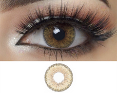 Natürliche Avela-braune farbige Kontaktlinsen