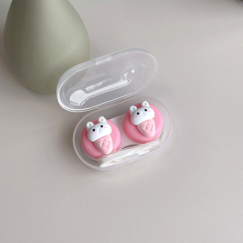 INS Simple Cute DIY Colored Contact Lens Case