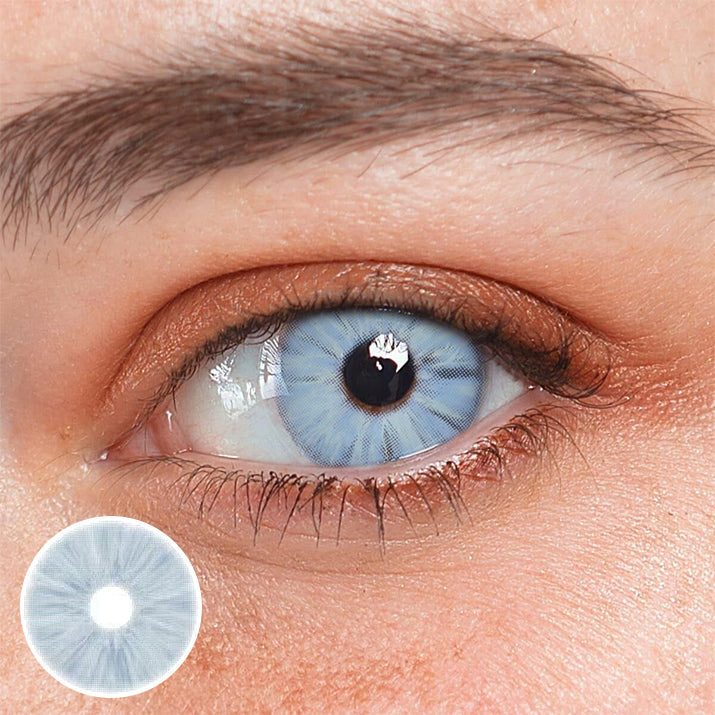 Clover Blue Prescription Colored Contact Lenses – BEAUEYE OFFICIAL