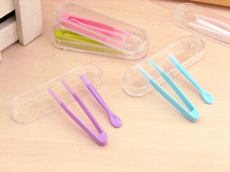 Convenient Tweezers Suction Stick Colored Contact Auxiliary Tool