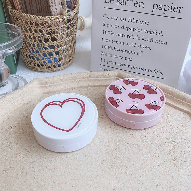 Simple Line Colored Contact Lens Case