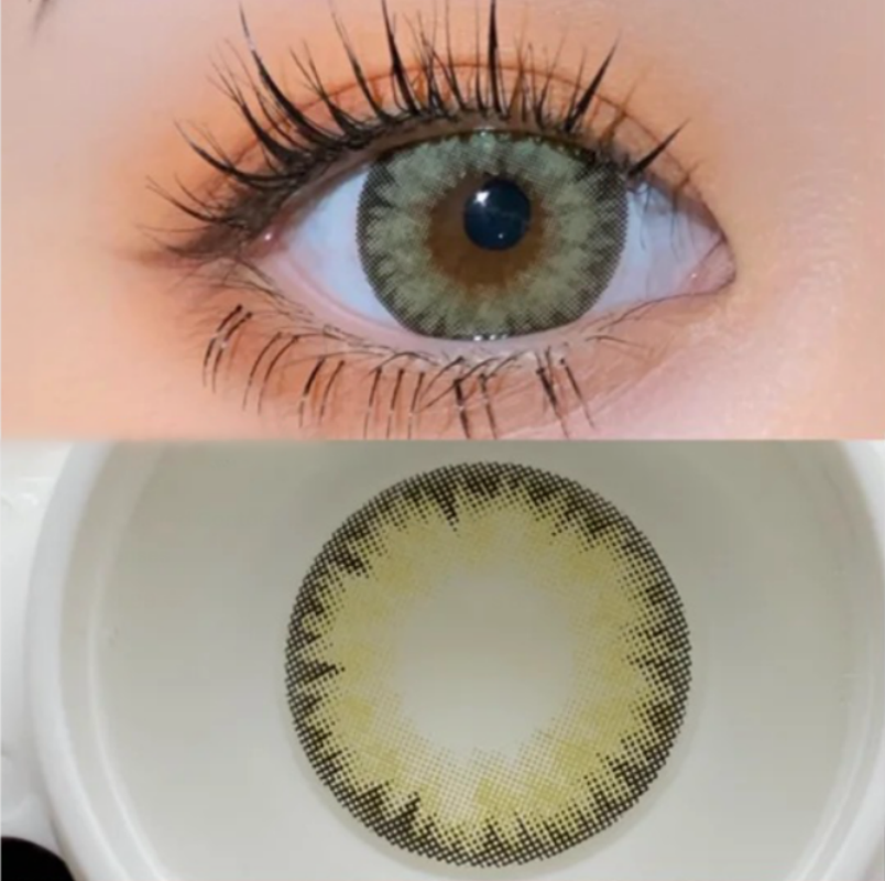 Mojitogrüne farbige Kontaktlinsen