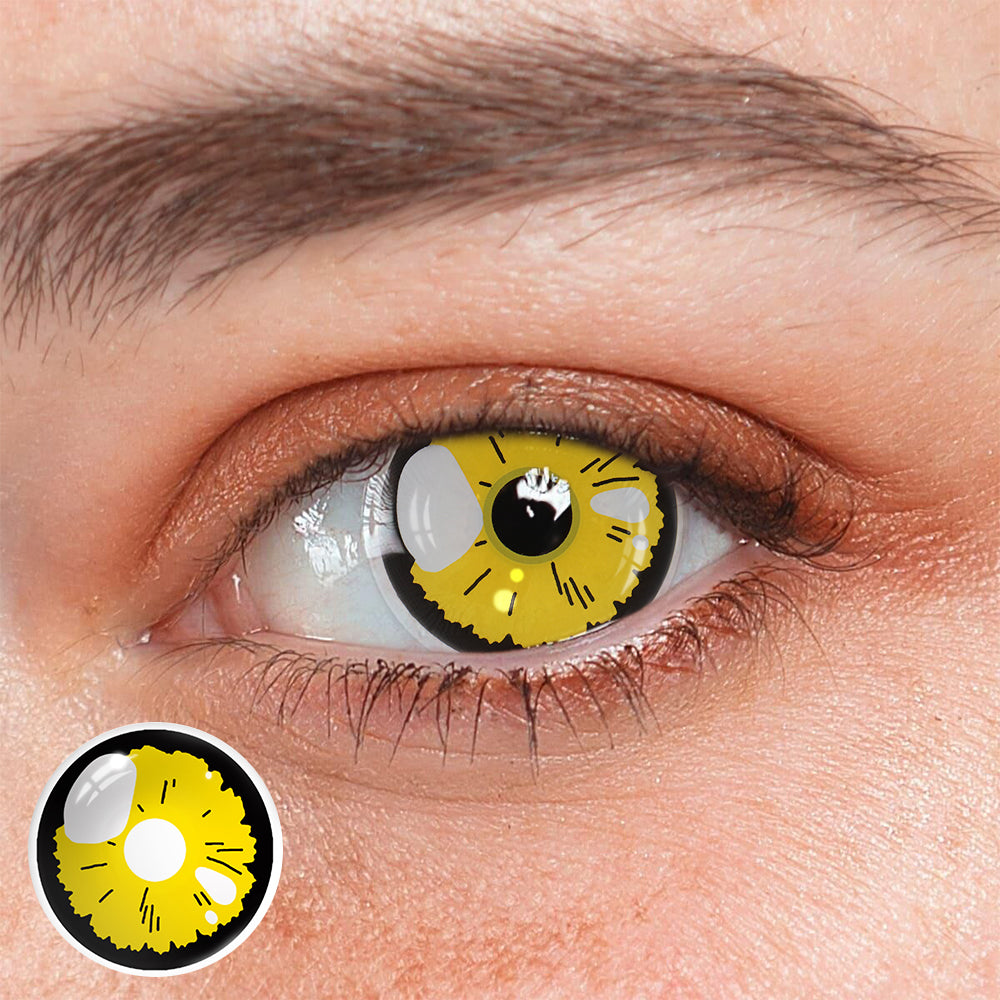 Cosplay Lobelia Veronica Yellow Colored Contact Lenses