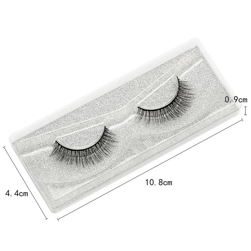 3D  Silver Card Model Mix  10 Piece  Mink Hair Eyelashes