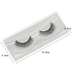 3D  Silver Card Model Mix  10 Piece  Mink Hair Eyelashes