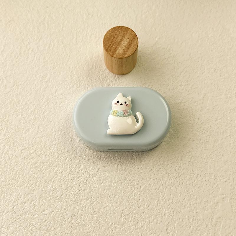 Cartoon DIY Colored Contact Lens Case